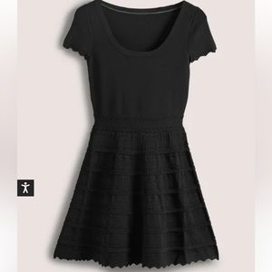 Boden Black knit dress 16/18L US